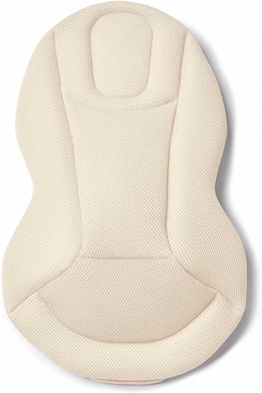Bouncer Evolve 3-en-1 d'Ergobaby, Transat ergonomique pour nouveau-nés de la naissance à la petite enfance, balancelle avec insert pour nouveau-né (2,5 kg - 13,2 kg) (Cream)
