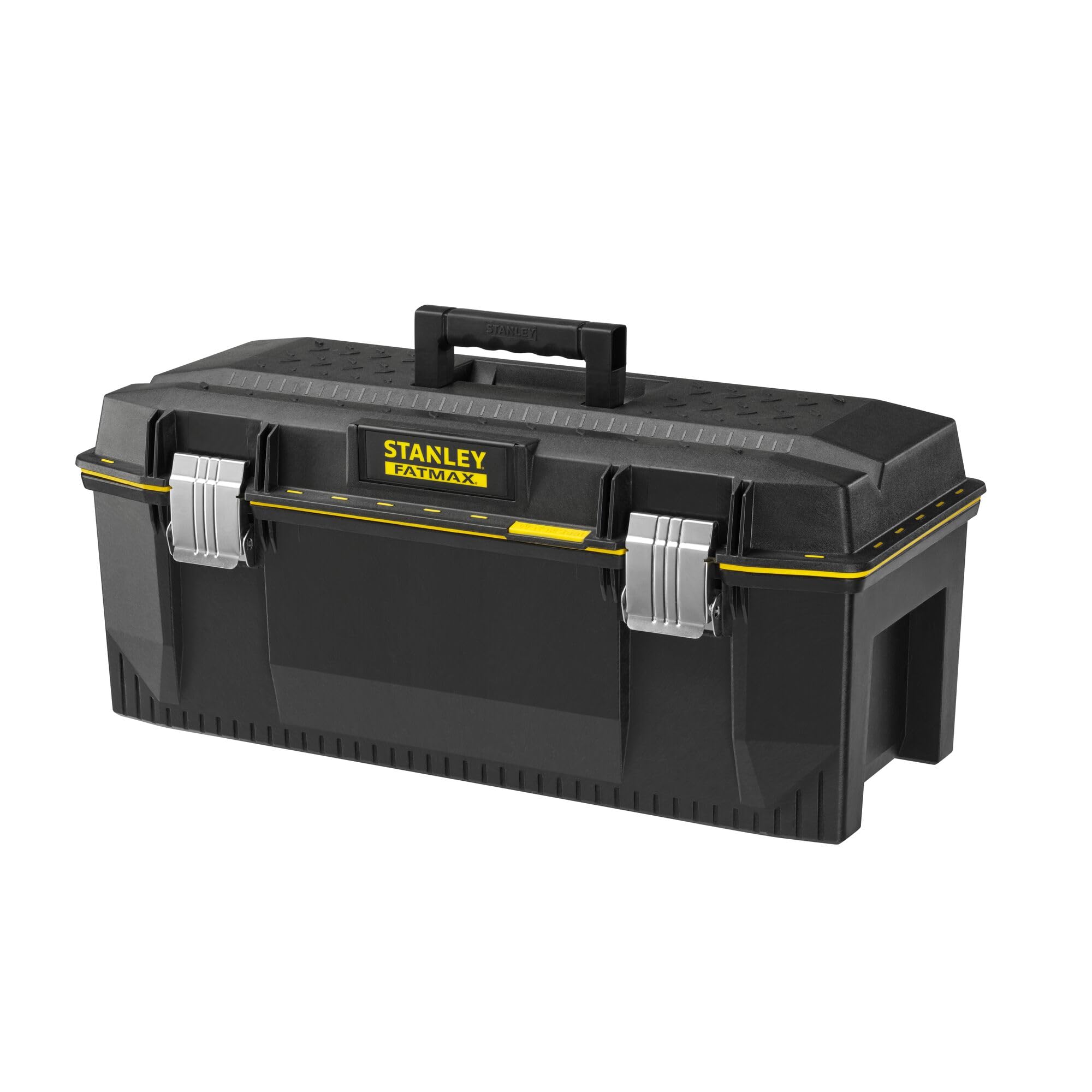 STANLEY FATMAX Waterproof Toolbox Storage with Heavy Duty Metal Latch, Portable Tote Tray for Tools and Small Parts, 28 inch, 1-93-935
