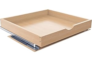 Pull Out Drawers for Cabinet 27" W x 23" D x 4.5" H Wood Slide Out Organizer and Storage Kitchen Cabinet Drawers Slide Out Sh