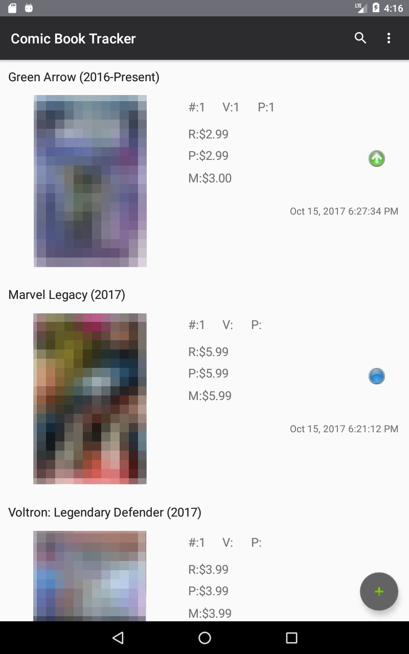 Comic Book Tracker