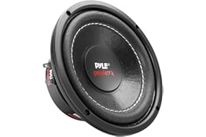 Car Vehicle Subwoofer Audio Speaker - 6.5 Non-Pressed Paper Cone, Black Plastic Basket, Dual Voice Coil 4 Ohm Impedance, 600 Watt Power, Foam Surround for Vehicle Stereo Sound System - Pyle PLPW6D