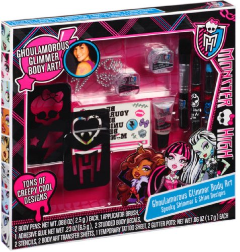 Monster High Ghoulamorous Glimmer Body Art Set