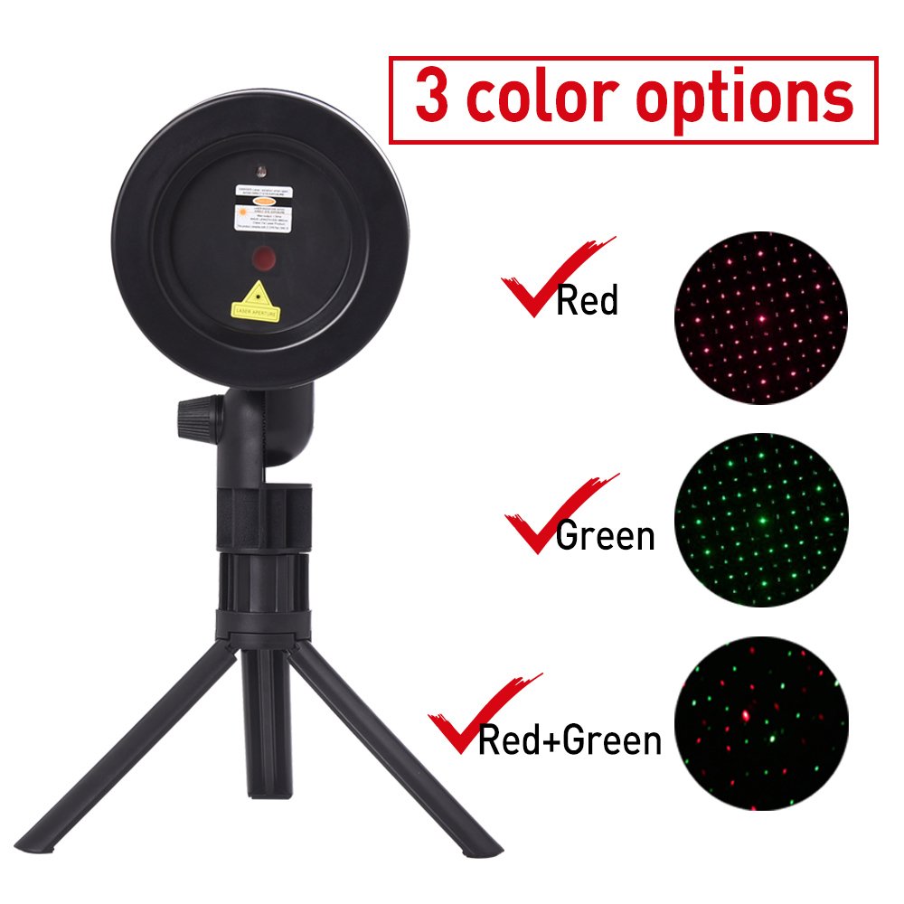Christmas Laser Lights Landscape Projector Lights Outdoor Waterproof Laser Lamp for Halloween Outdoor Garden/Yard