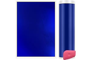 Frddiud Laser Engraving Marking Color Paper, 2 PCS Blue Marking Paper, 15.3" x 10.4" Blue Laser Engraving Paper for Fiber Laser Marking and Engraving, Laser to Engrave on Metal, Ceramics, Glass (Blue)