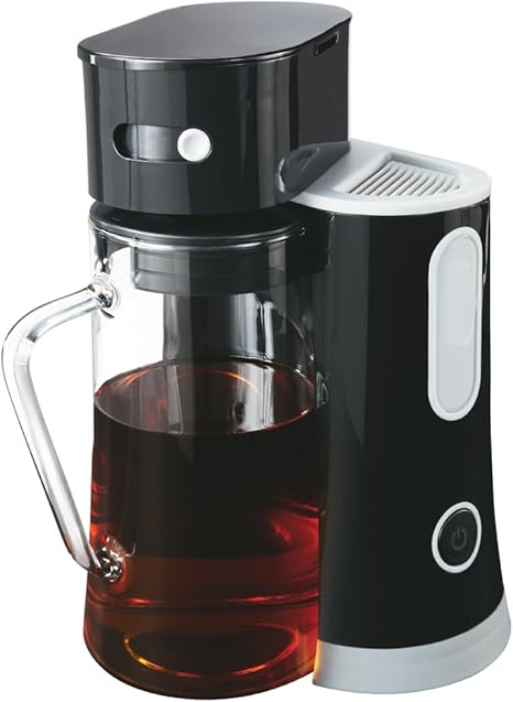 Amazon Com Oster 2 1 2 Quart Iced Tea Maker Black Electric Ice Tea Machines Kitchen Dining