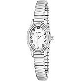 TKIIOER Small Gold Watches for Women, Easy to Read Dial Ladies Analog Watch, Oval Case, Stainless Steel Expansion Band, Waterproof Watch