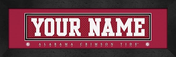 personalized alabama jersey