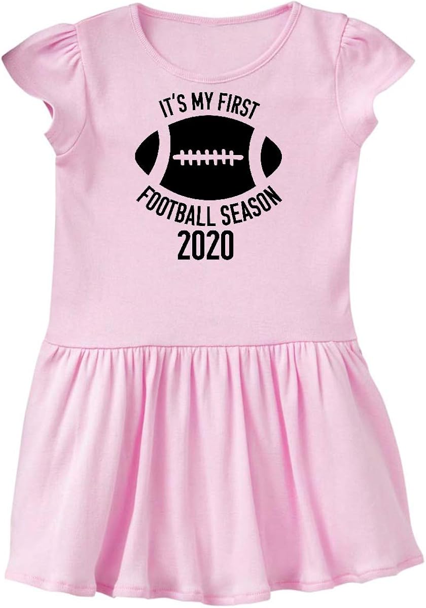 Amazon.com: inktastic It's My 1st Football Season 2020 Toddler Dress: Clothing