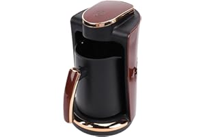 Oreilet Turkish Coffee Maker, 550W 250ML Electric Turkish Coffee Machine, Single Cup Portable Hot Beverage Maker for Greek Co