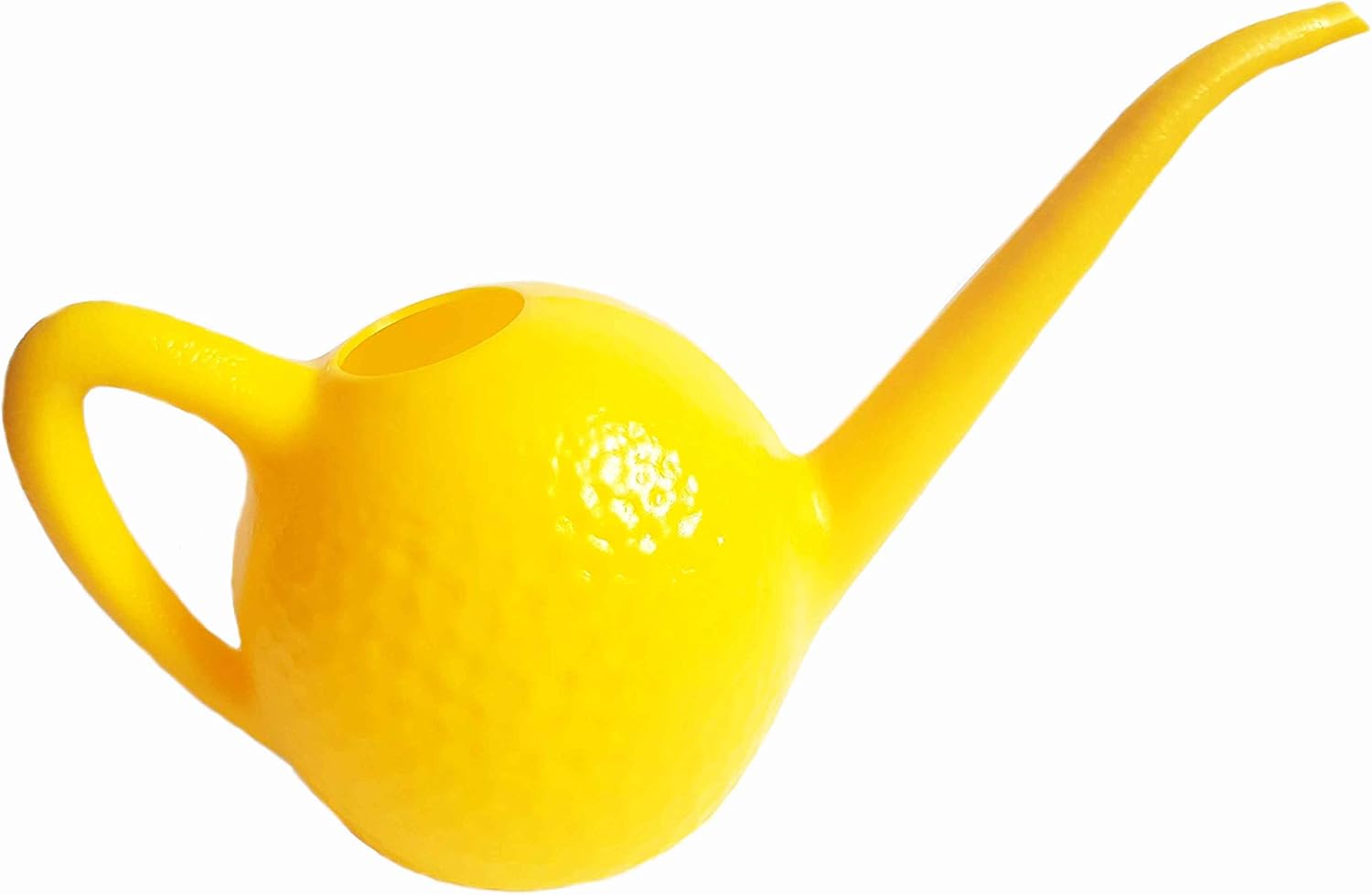 Small Yellow Plastic Watering Can for House / Indoor Room Plants. 66 oz