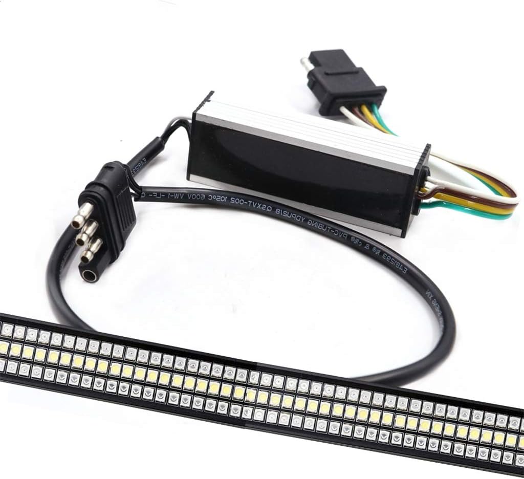 LED 4-pin Tailgate Bar Adapter Back-up Reverse Camera Reverse Sensor Trailer Tow Assist Package For Pickup Trucks F-150 (Type A)