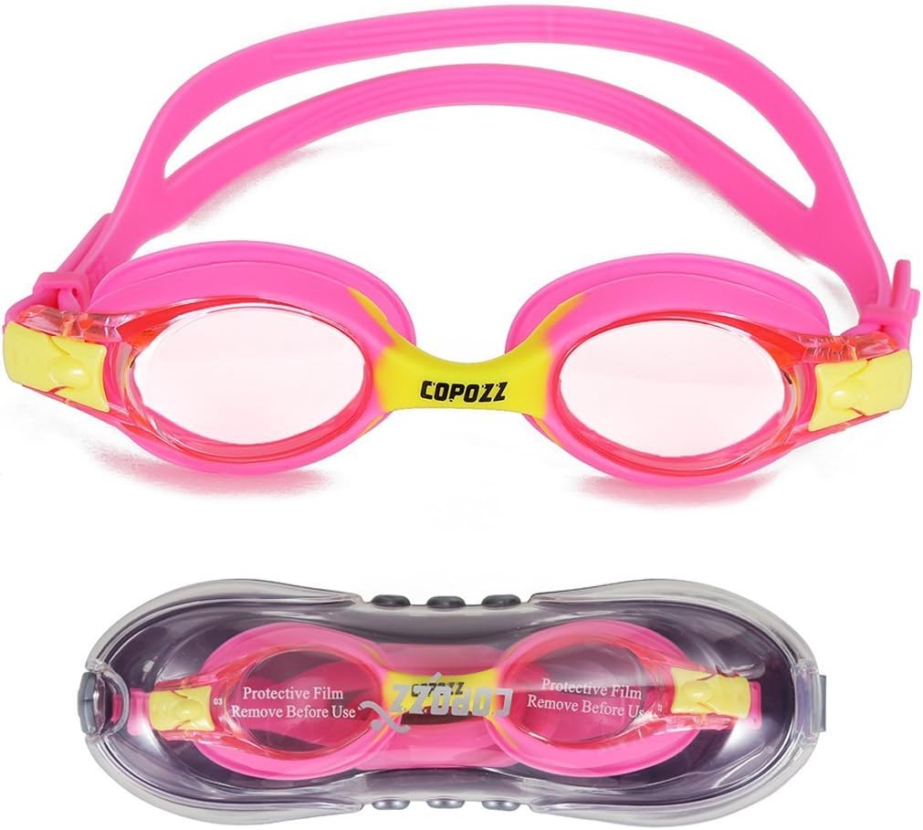 Swimming Goggles, Polersun Kids Children Junior Boys Girls Swim Goggles