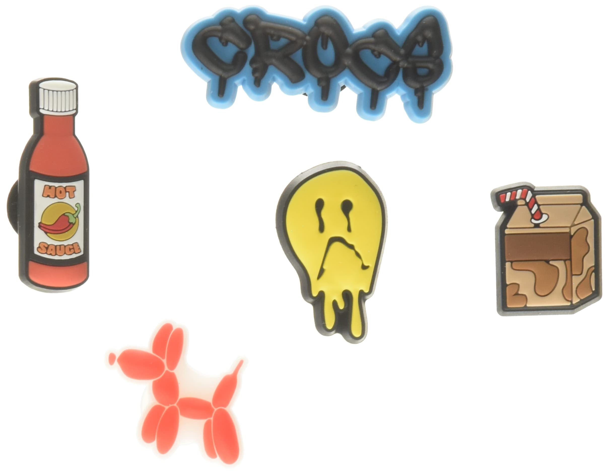 Photo 1 of Crocs Jibbitz 5-Pack Trendy Shoe Charms | Jibbitz for Crocs, Crocs Mix, Small