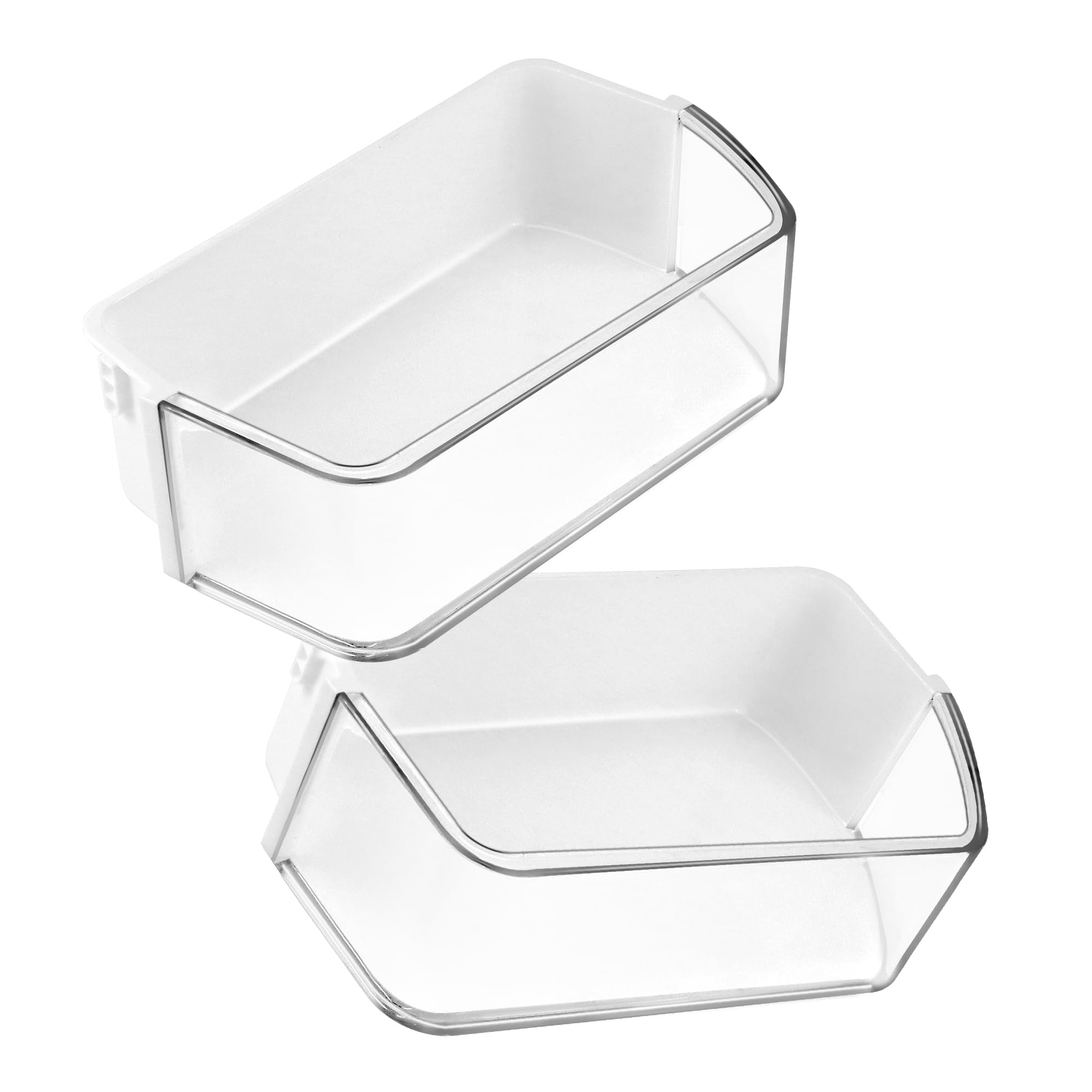 Photo 1 of 2 PACK DA97-12650A Refrigerator Door Shelf Bin (Right) fit for Sam-sung Refrigerator Parts RF260, RF261, RF263 Replaces DA63-06963 DA63-07104A - BY AMI PARTS