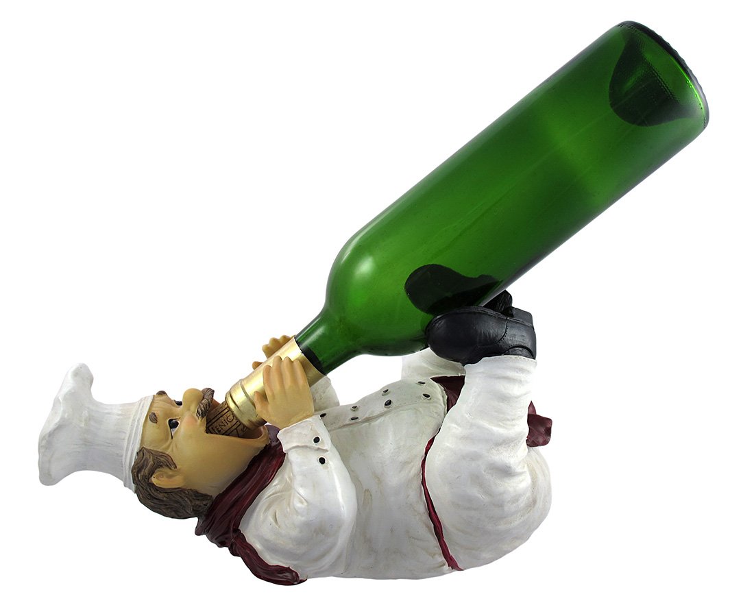 'Chef Chardonnay' Wine Bottle Holder Kitchen Decor Cook 696734886968 eBay