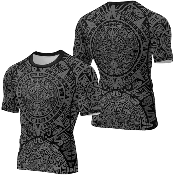 MMA ジャージ POLATEC Amazon.com: 365CUSGIFTS - Men's Aztec Warrior Short Sleeves