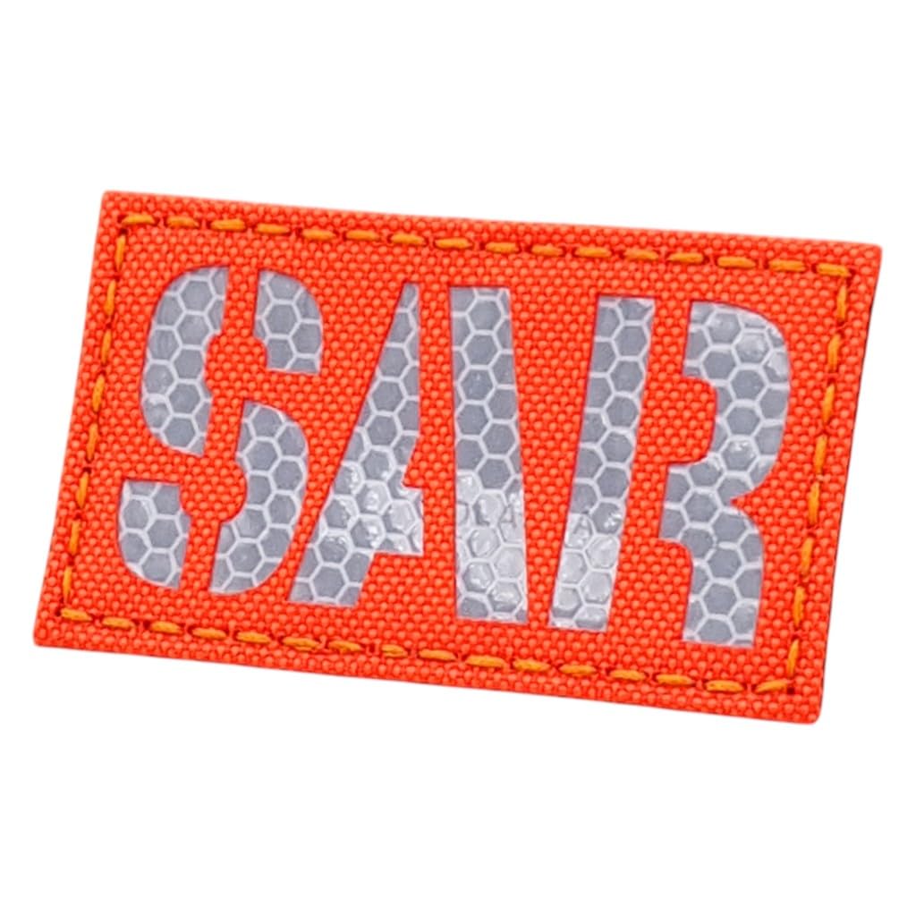 Hi Viz Solas Blaze Orange SAR 2x3.5 CSAR Combat Search and Rescue Tactical Morale Hook-and-Loop Patch