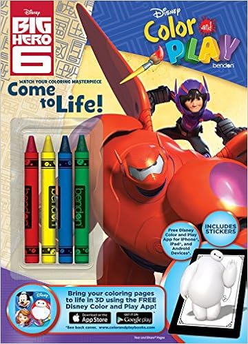 Buy Big Hero 6 Color Play Book Online At Low Prices In India Big Hero 6 Color Play Reviews Ratings Amazon In