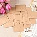 AKOAK 100 Pcs 2.5 x 3.5 Cm Brown Kraft Paper Earring Display Hang Cards Ear Studs Display Hang Tag