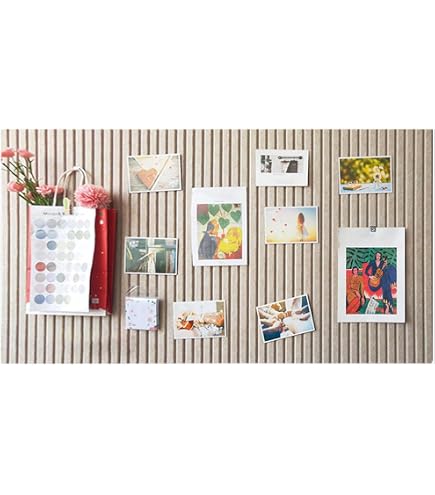 Tableau Liège Et Feutre 122x91cm - 12 Carreaux Muraux Avec Accessoires - Organisation Bureau Et Décoration