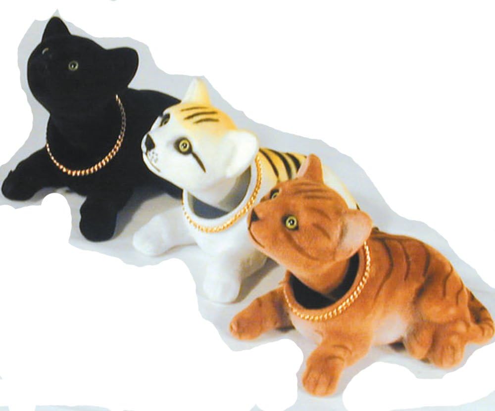 3 Pieces ASSORTED Moving Bobble Head CATS Everything Else