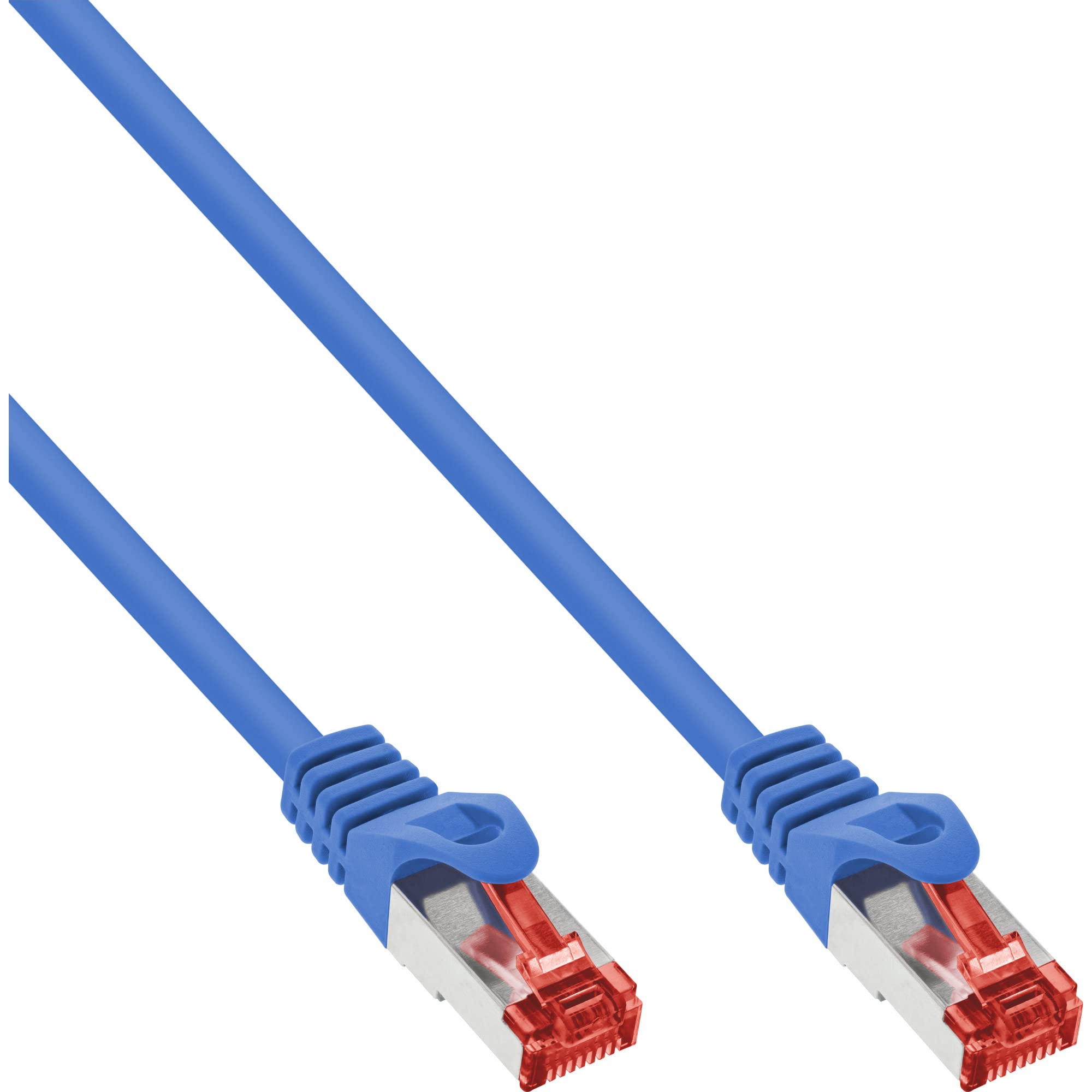 InLine® 76912B S/FTP Patch Cable 250 MHz Halogen Copper 1.5 m Blue