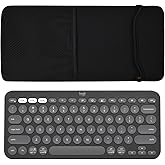 Carrying Bag Keyboard Travel Protective Sleeve Waterproof Neoprene Case for Logitech Pebble Keys 2 K380s Wireless Bluetooth Keyboard