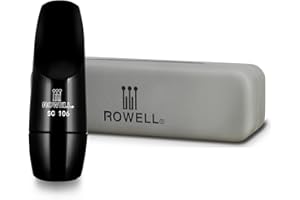 ROWELL Classic Soprano Saxophone Mouthpiece Professional Sax Mouthpiece Warm & Round Tone Concert Band Mouthpiece for Students & Pros,Ideal for Classical Music, Wind Orchestra, Chamber Music
