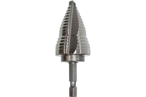 Makita 711494-A High Speed Steel Step Drill Bit, 1/4-to-1-1/8-Inch