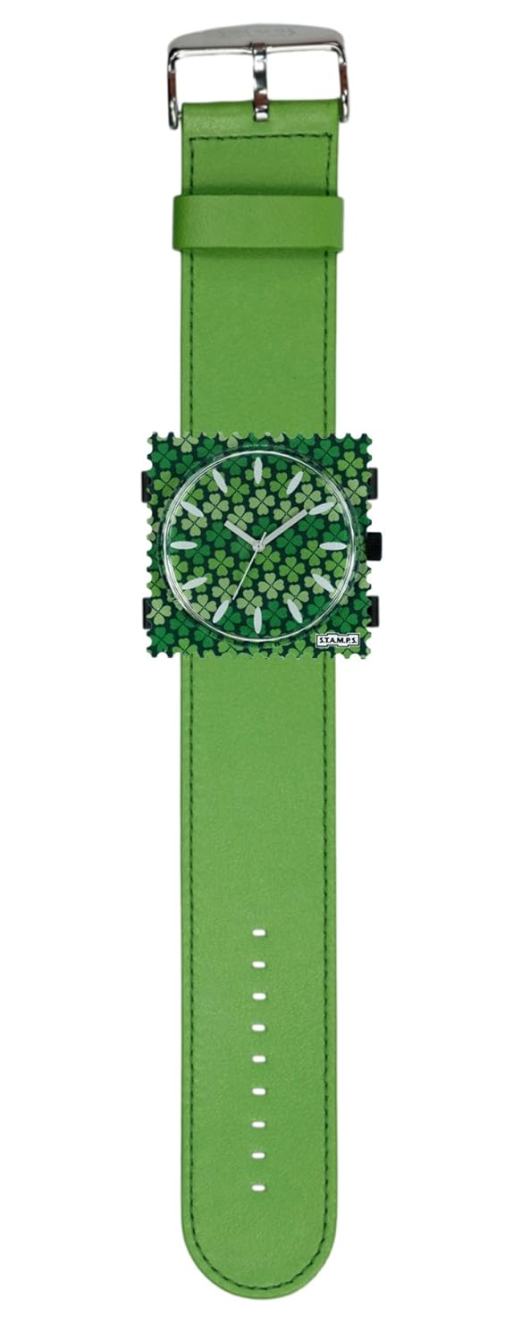 S.T.A.M.P.S. Stamps Uhr KOMPLETT Zifferblatt St.Patrick mit
