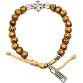 My Saint My Hero "Blessings in Faith Bracelet – A Handwoven Symbol of Grace & Protection with Medals Hand-Cast in a Sacred Site in Italy