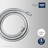 GROHE VitalioFlex Comfort TwistStop Smooth Shower Hose 1.5m Chrome G 1/2 view 2