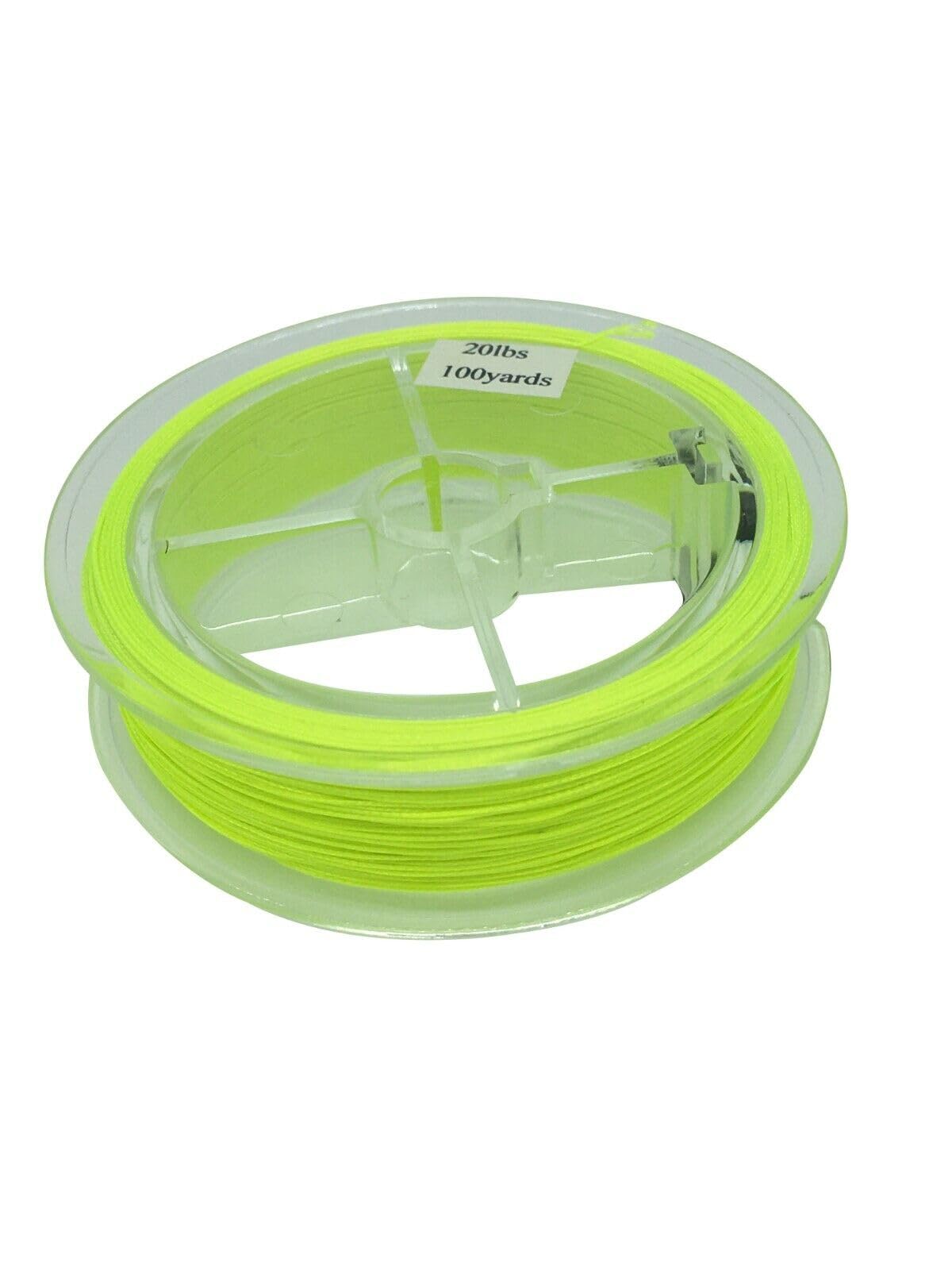 Fly Line Backing 20LB 100 Yards – Strong Dacron Fly Fishing Backing Line for Trout Reels – Smooth, Abrasion Resistant, High Visibility Colour