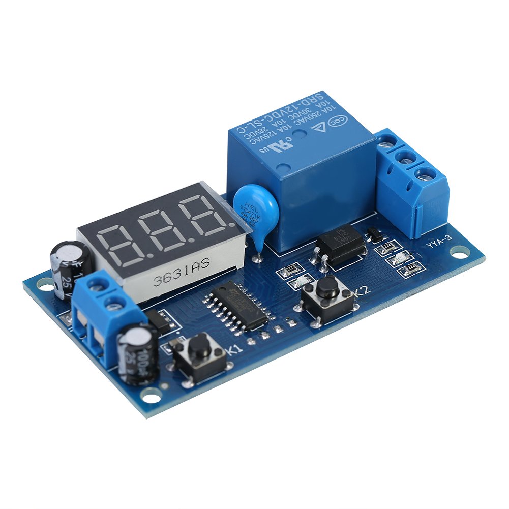 12V DC Programmable Timer Switch with LED Display Energy Efficient Automation Control for Home Industrial Projects 24/7 Smart Timer Module