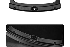 BASENOR 2025 2026 Tesla Model Y Juniper Rear Bumper Guard Protector, TPE Trunk Bumper Sill Cover for Model Y Juniper (Standard, Premium & Performance) Interior Accessories OEM Black