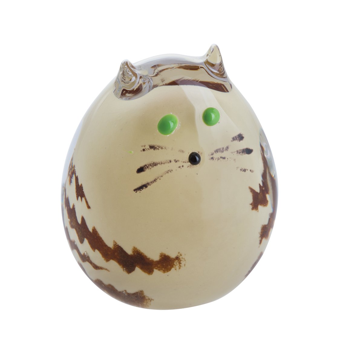 Caithness Glass Purrfect Tabby Kitten Paperweight | Tabby | 80mm x 70mm | Handcrafted in Scotland | Capturing the fluffy fur and playfulness of kittens| Ornamental | Boxed