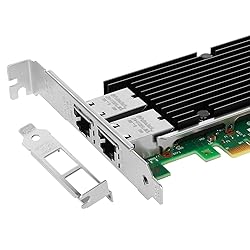 Euqvos 10GbE RJ45 Network Adapter for Intel X540-T2