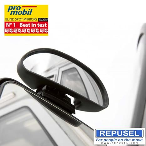 Toter-Winkel-Spiegel Banana - Repusel - Aufsatzspiegel mit individuellen Einstellmöglichkeiten für ein optimales Blickfeld, p