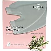Collagen Face Mask Sheet – Hydrating Korean Skin Care Facial Mask with Collagen Peptides, Moisturizing Sheet Mask for Glowing Skin, Anti-Aging Face Mask for Women, Korean Skincare Treatment