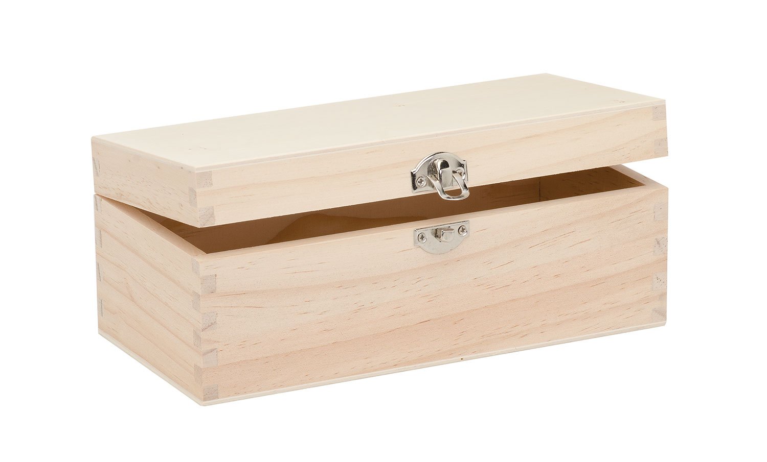 Glorex 6 1682 001 – Wooden Box Pine Rectangular FSC Mix