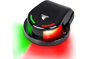 Obcursco Boat Navigation Lights LED Boat Lights IP67 Waterproof Red and Green Navigation Lights for boats Marine Lights for B