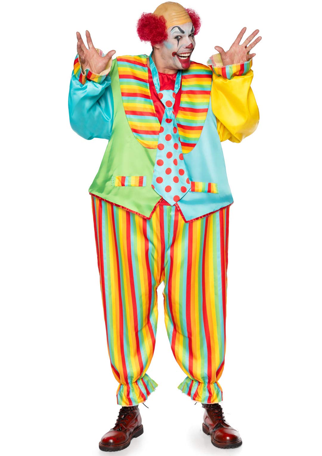Leg Avenue Circus Clown Jumpsuit,One Size (Multicolor)