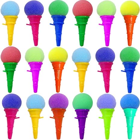 German Trendseller® - 12 x EIS Cream - Party Shooter - für Kinder ? Kindergeburtstag ? Super Schusskraft ? Mitgebsel ? Popper