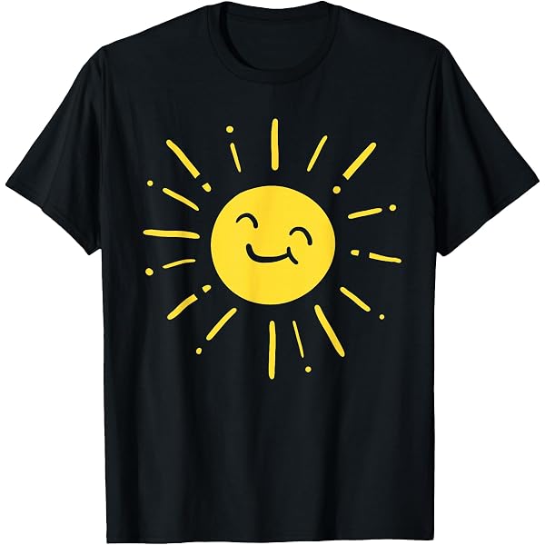 Amazon.com: Cute Smiling Sunshine T-Shirt : Clothing, Shoes & Jewelry