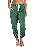 AUTOMET Sweatpants Women with Pockets Lounge Pajama