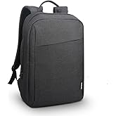 Lenovo Laptop Backpack B210, 15.6-Inch Laptop/Tablet, Durable, Water-Repellent, Lightweight, Clean Design, Sleek for Travel, Business Casual or College, GX40Q17225, Black