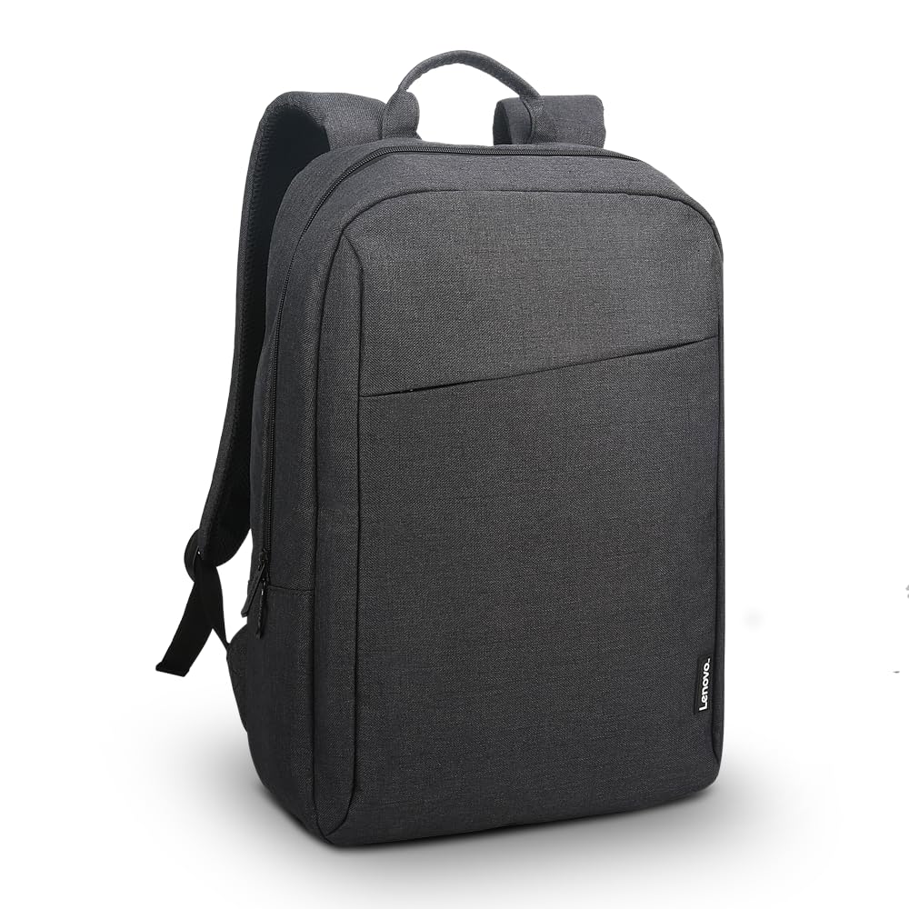 Mochila para portátil Lenovo B210, portátil/tableta de 15,6 pulgadas, duradera, repelente al agua, ligera, diseño limpio, elegante para viajes, negocios informales o universidad, GX40Q17225, negro