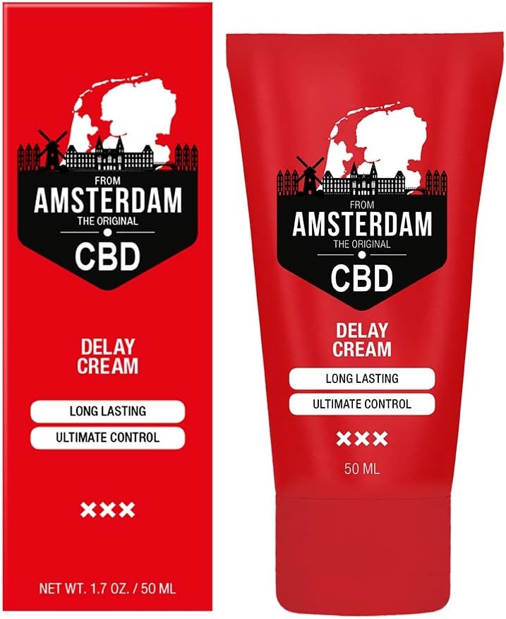 Shots Lubes Liquids Pharmquest by Shots Original CBD from Amsterdam PHA197 Delay Cream 50 ml Red