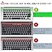 VFENG Premium Shortcuts with MAC OS Keyboard Cover for 2010-2017 MacBook Air 13 Inch (Model:A1466/A1369) and MacBook Pro 13 15 17 Inch (with or w/Out Retina Display, 2015 or Older Version), US Version