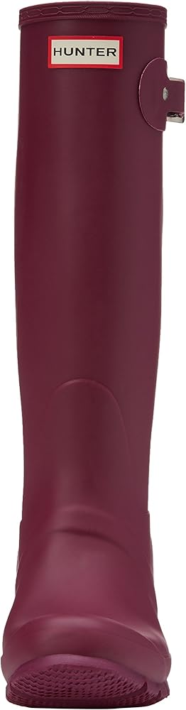 hunter women's original tall black rain boots